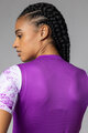 ALÉ Cycling short sleeve jersey - PALM PR-E - cyclamen/white