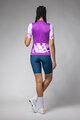 ALÉ Cycling short sleeve jersey - PALM PR-E - cyclamen/white