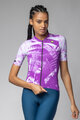 ALÉ Cycling short sleeve jersey - PALM PR-E - cyclamen/white
