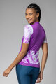 ALÉ Cycling short sleeve jersey - PALM PR-E - cyclamen/white