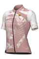 ALÉ Cycling short sleeve jersey - PALM PR-E - pink/white