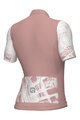 ALÉ Cycling short sleeve jersey - PALM PR-E - pink/white