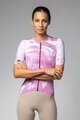 ALÉ Cycling short sleeve jersey - PALM PR-E - pink/white