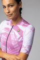 ALÉ Cycling short sleeve jersey - PALM PR-E - pink/white