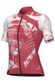 ALÉ Cycling short sleeve jersey - PALM PR-E - red/white