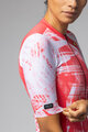 ALÉ Cycling short sleeve jersey - PALM PR-E - red/white