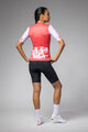 ALÉ Cycling short sleeve jersey - PALM PR-E - red/white