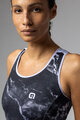 ALÉ Cycling sleeveless jersey - MARBLE PRAGMA - black/white