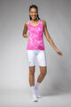 ALÉ Cycling sleeveless jersey - MARBLE PRAGMA - pink/white