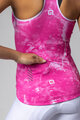 ALÉ Cycling sleeveless jersey - MARBLE PRAGMA - pink/white