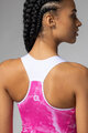 ALÉ Cycling sleeveless jersey - MARBLE PRAGMA - pink/white