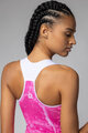 ALÉ Cycling sleeveless jersey - MARBLE PRAGMA - pink/white