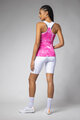 ALÉ Cycling sleeveless jersey - MARBLE PRAGMA - pink/white