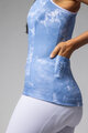 ALÉ Cycling sleeveless jersey - MARBLE PRAGMA - light blue/white