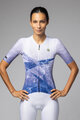 ALÉ Cycling short sleeve jersey - QUARTZ PR-E - white/blue