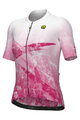 ALÉ Cycling short sleeve jersey - QUARTZ PR-E - white/pink