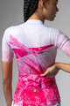 ALÉ Cycling short sleeve jersey - QUARTZ PR-E - white/pink