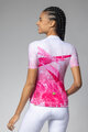 ALÉ Cycling short sleeve jersey - QUARTZ PR-E - white/pink