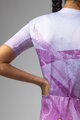 ALÉ Cycling short sleeve jersey - QUARTZ PR-E - white/purple