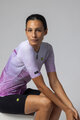 ALÉ Cycling short sleeve jersey - QUARTZ PR-E - white/purple