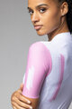 ALÉ Cycling short sleeve jersey - FOLLOW ME PR-E - white/pink