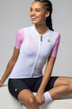 ALÉ Cycling short sleeve jersey - FOLLOW ME PR-E - white/pink