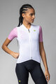ALÉ Cycling short sleeve jersey - FOLLOW ME PR-E - white/pink