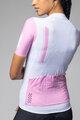 ALÉ Cycling short sleeve jersey - FOLLOW ME PR-E - white/pink