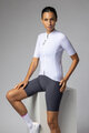ALÉ Cycling short sleeve jersey - COLOR BLOCK PRAGMA - white