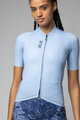 ALÉ Cycling short sleeve jersey - COLOR BLOCK PRAGMA - light blue