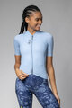 ALÉ Cycling short sleeve jersey - COLOR BLOCK PRAGMA - light blue