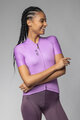 ALÉ Cycling short sleeve jersey - COLOR BLOCK PRAGMA - purple