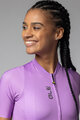 ALÉ Cycling short sleeve jersey - COLOR BLOCK PRAGMA - purple