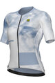 ALÉ Cycling short sleeve jersey - ATMOSFERA PR-E - white/blue