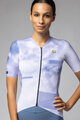 ALÉ Cycling short sleeve jersey - ATMOSFERA PR-E - white/purple