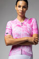 ALÉ Cycling short sleeve jersey - MARBLE PR-E - white/pink