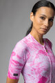 ALÉ Cycling short sleeve jersey - MARBLE PR-E - white/pink
