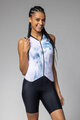ALÉ Cycling skinsuit - MIRROR PRAGMA - white/light blue/black