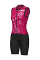 ALÉ Cycling skinsuit - MIRROR PRAGMA - red/white/black
