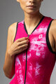ALÉ Cycling skinsuit - MIRROR PRAGMA - red/white/black
