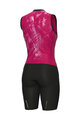 ALÉ Cycling skinsuit - MIRROR PRAGMA - red/white/black