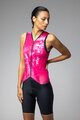 ALÉ Cycling skinsuit - MIRROR PRAGMA - red/white/black