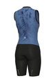 ALÉ Cycling skinsuit - MIRROR PRAGMA - blue/black