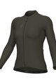 ALÉ Cycling summer long sleeve jersey - COLOR BLOCK PRAGMA - grey