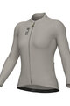 ALÉ Cycling summer long sleeve jersey - COLOR BLOCK PRAGMA - beige
