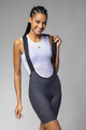 ALÉ Cycling bib shorts - GRAVEL-PRO OFF ROAD - grey