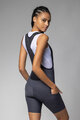 ALÉ Cycling bib shorts - GRAVEL-PRO OFF ROAD - grey