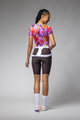 ALÉ Cycling short sleeve t-shirt - LILIUM INTIMO - white/purple/red/orange