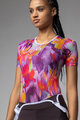 ALÉ Cycling short sleeve t-shirt - LILIUM INTIMO - white/purple/red/orange