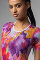 ALÉ Cycling short sleeve t-shirt - LILIUM INTIMO - white/purple/red/orange